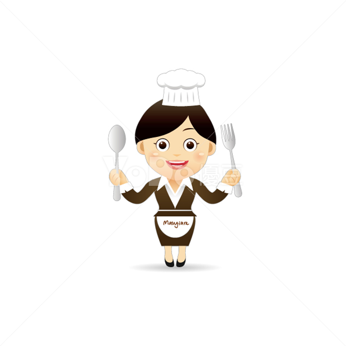 Q版Logo設計-Mangiare