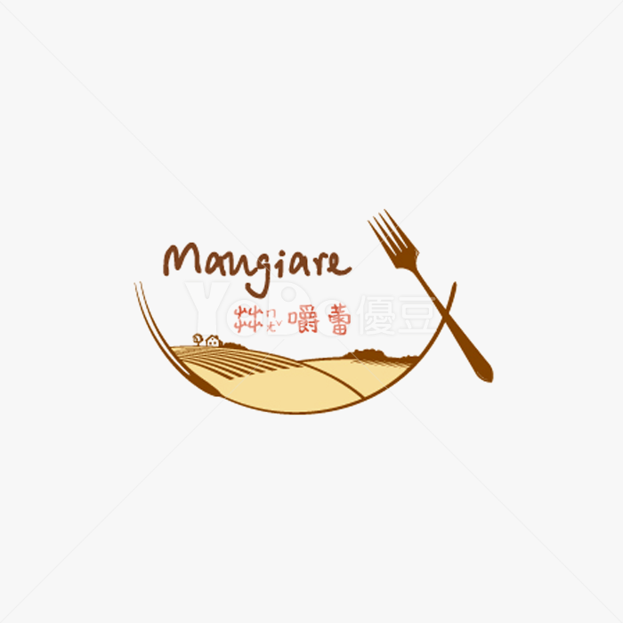 圖像Logo設計-Mangiare