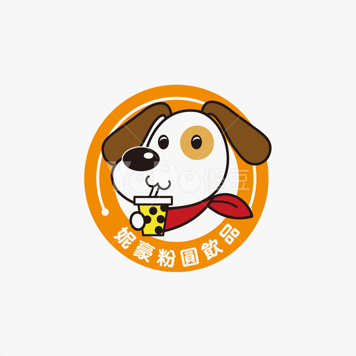 Q版Logo設計-妮豪粉圓