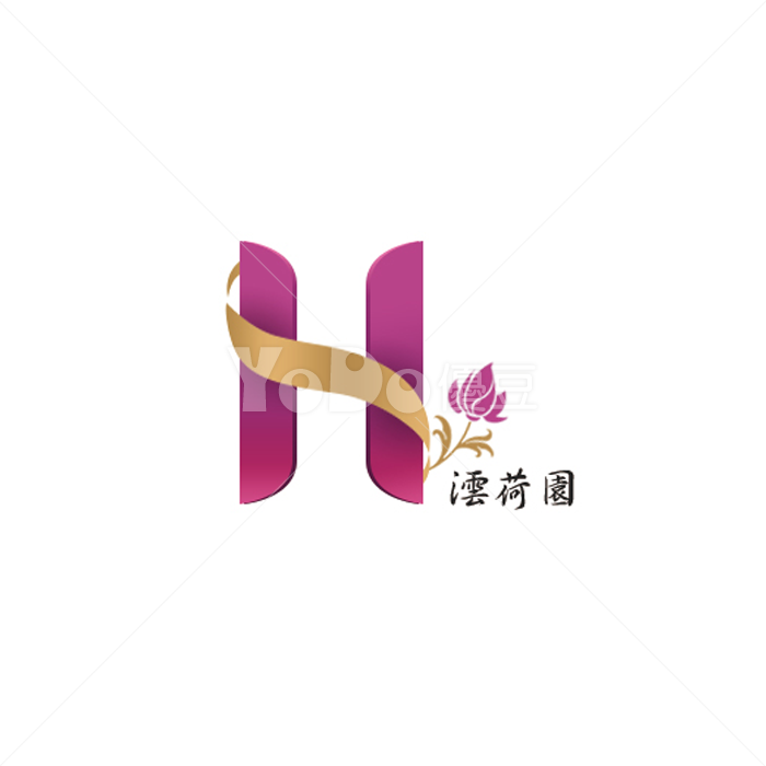 圖像Logo設計-澐荷園