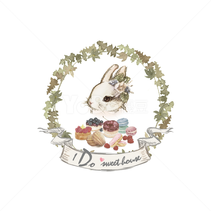 Q版Logo設計-I DO