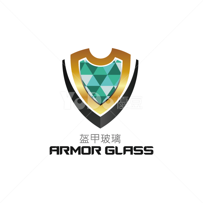 圖像Logo設計-盔甲玻璃