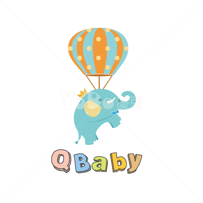 圖像Logo設計-Qbaby