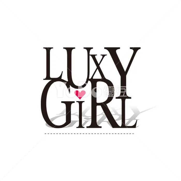 文字Logo設計-Luxy girl