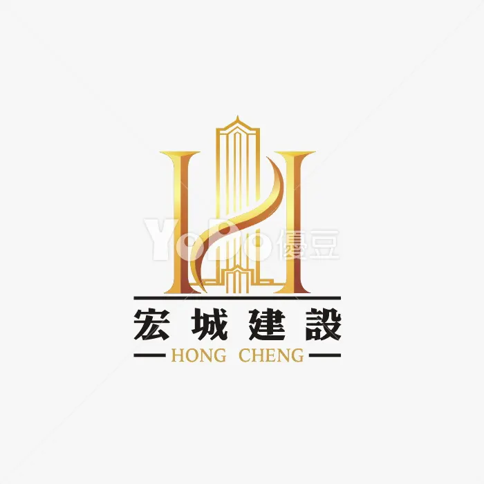 圖像Logo設計-宏城建設