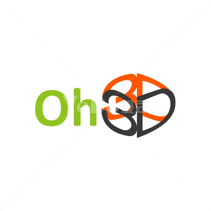 文字Logo設計-Oh3D