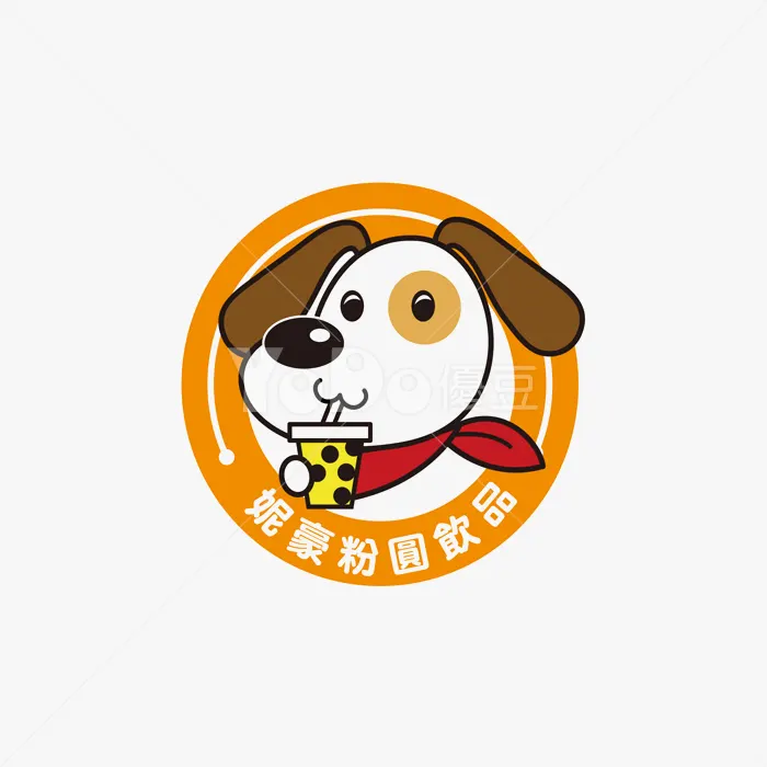 Q版Logo設計-妮豪粉圓