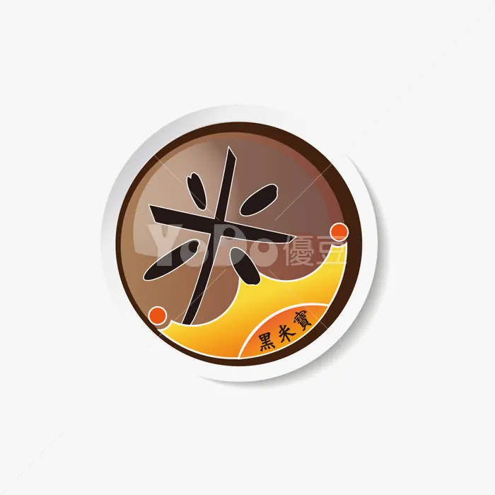 圖像Logo設計-黑米寶