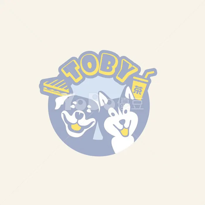 Q版Logo設計-Toby