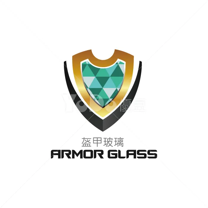 圖像Logo設計-盔甲玻璃