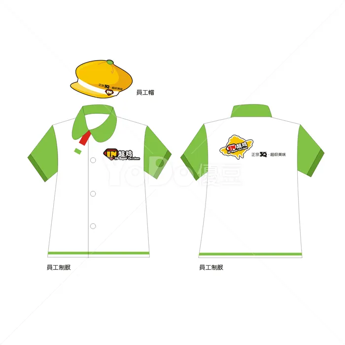 製服帽子設計-3Q印超雞