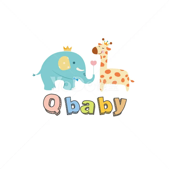手繪Q版動物-Qbaby