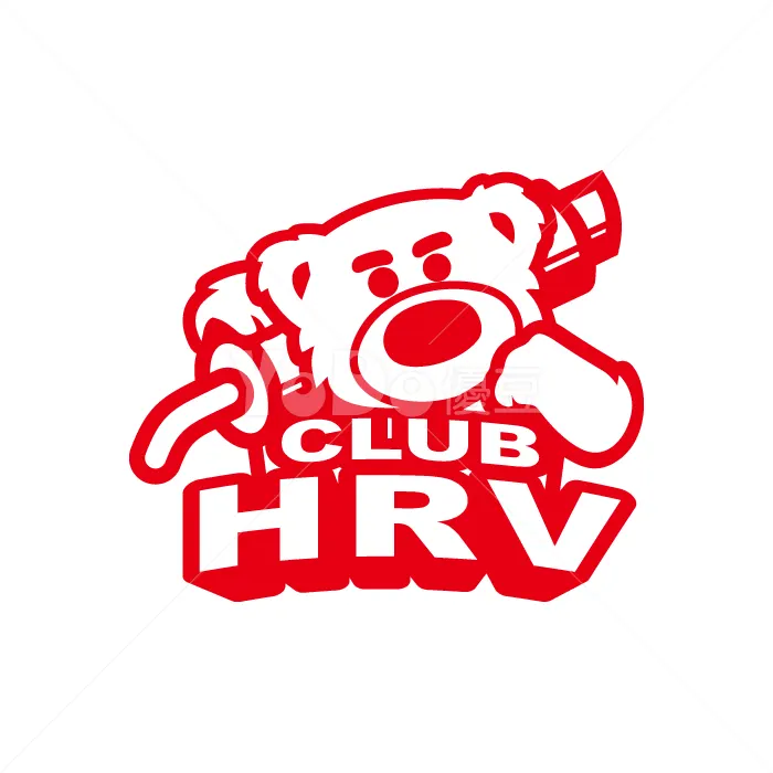 貼紙設計-HRV Club