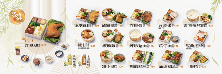 源作燈箱菜單設計